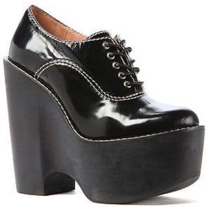 Jeffrey Campbell Black Truancy Platform wedge